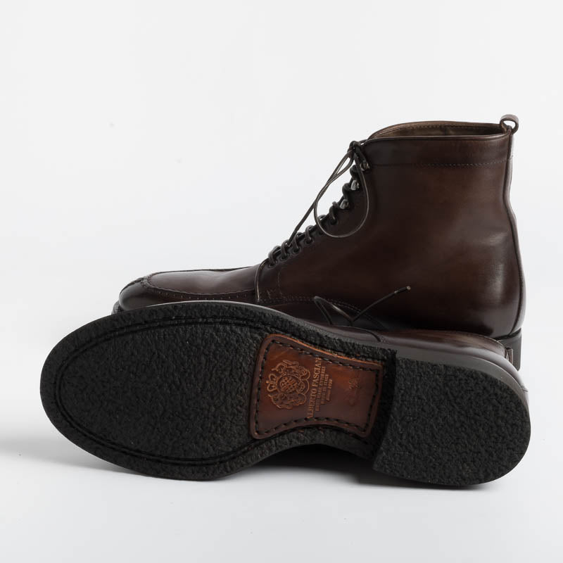 ALBERTO FASCIANI - Ankle boots - 47056 - Ulisse - Mahogany Men's Shoes ALBERTO FASCIANI - Men's Collection