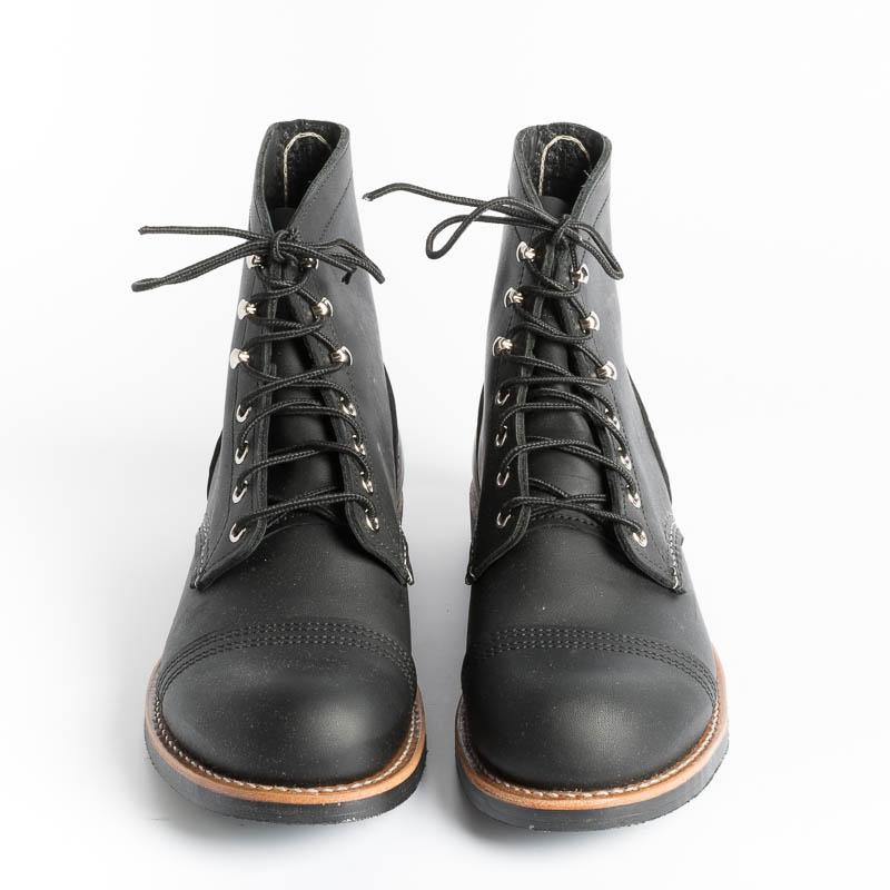 RED WING - Polacco 08084 - Iron Ranger - Black Scarpe Uomo Red Wing Shoes 