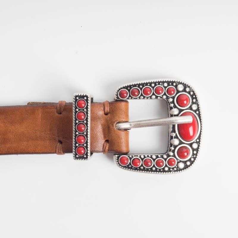 PUNTO VITA - Belt PV1516 - Dark leather Women's Accessories PUNTO VITA