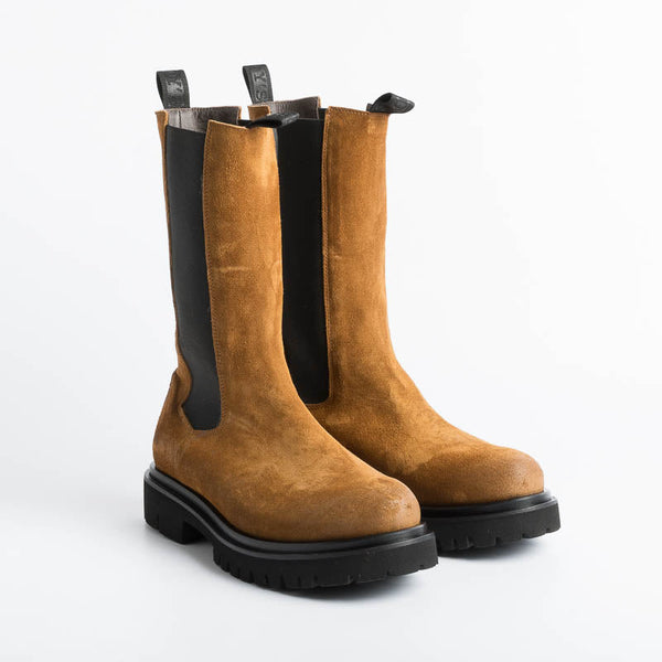 SEBOY'S - Stivaletto - 605 - Velour Cuoio Scarpe Donna SEBOY'S