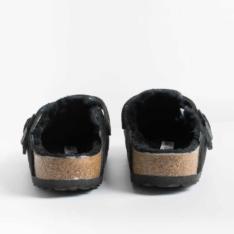 BIRKENSTOCK - 0259883 - BOSTON FUR - Nero Scarpe Uomo BIRKENSTOCK