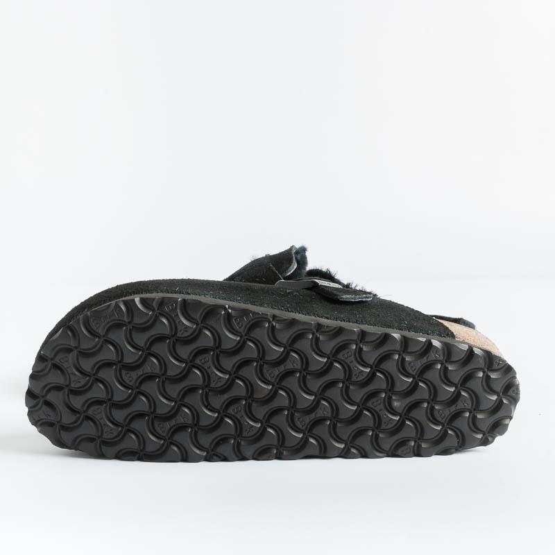 BIRKENSTOCK - 0259883 - BOSTON FUR - Nero Scarpe Uomo BIRKENSTOCK