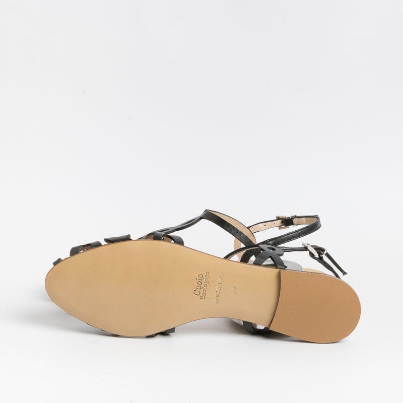 ANNA F. -Sandali bassi 3628 - Nappa Nero Scarpe Donna Anna F.