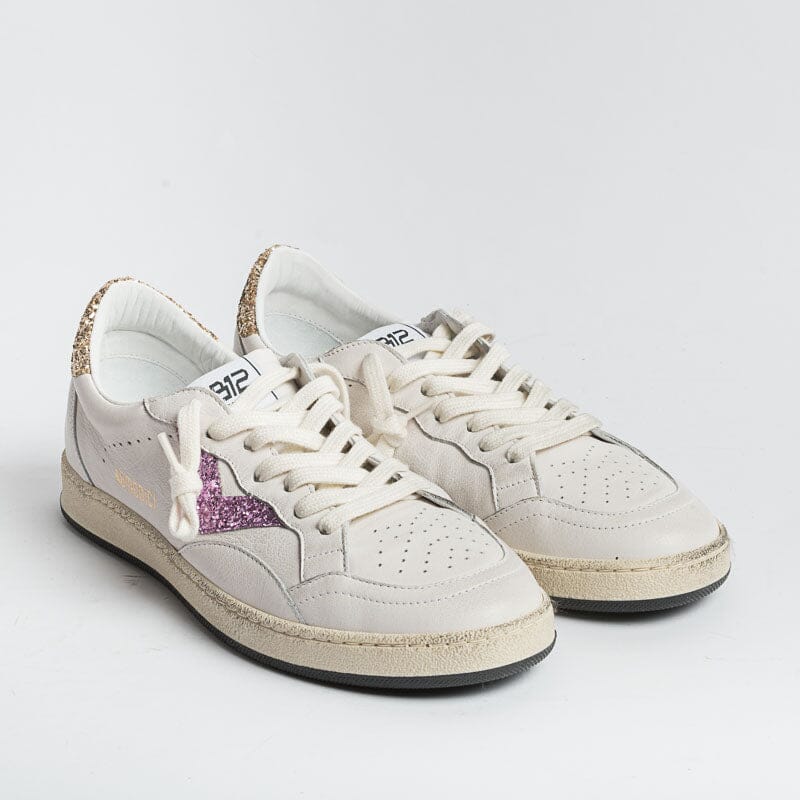 4B12 - Sneakers - Play D28 - Bianco Lilla Oro Scarpe Donna 4B12 - COLLEZIONE DONNA