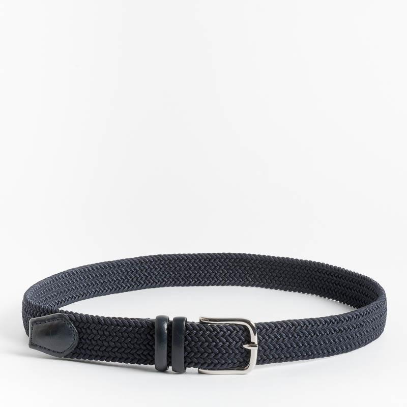 CAPPELLETTOSHOP - Cintura in tessuto elasticizzato - Blu Accessori Uomo CAPPELLETTO 1948 - Collezione Uomo