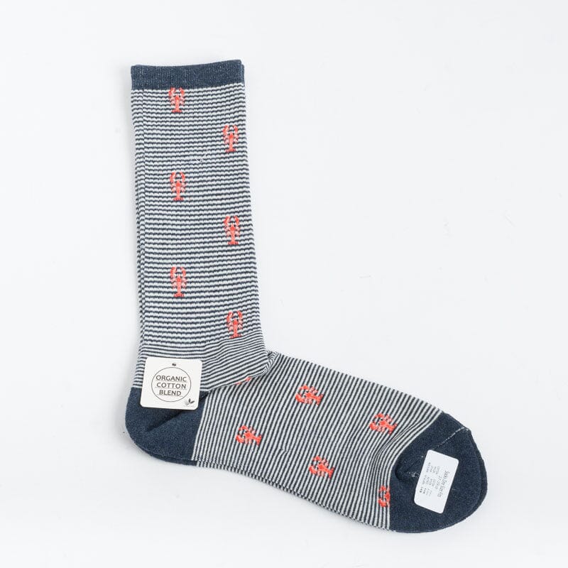 ANONYMOUS - Calzino - Blu/ Aragoste Accessori Uomo CappellettoShop