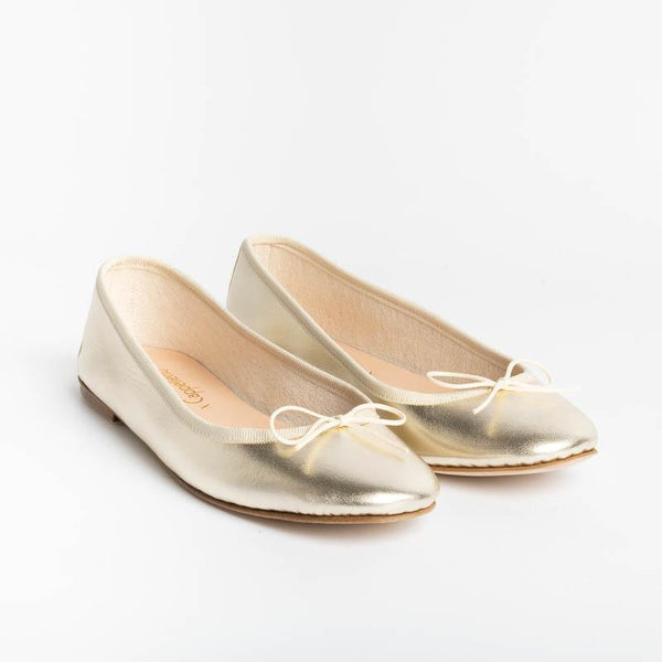 SPELTA MILANO - Ballerina - Nicole - Platinum Laminate Shoes Woman SPELTA MILANO