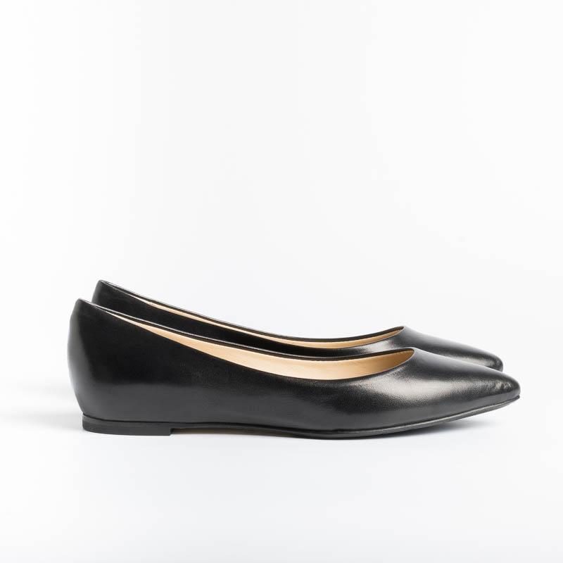 L' ARIANNA - Ballerina BL1011 - Siviglia - Nero Fondo Gomma Scarpe Donna L'Arianna