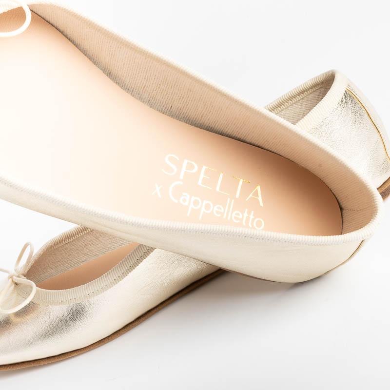 SPELTA MILANO - Ballerina - Nicole - Laminato Platino Scarpe Donna SPELTA MILANO