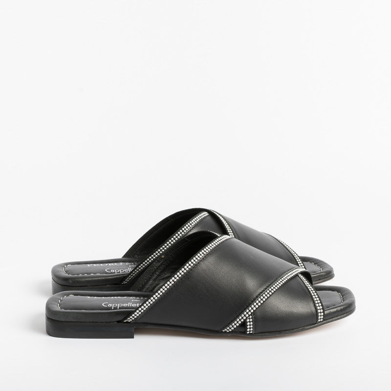 PEDRO MIRALLES - Mules - 18051 - Pelle Nero Scarpe Donna Pedro Miralles