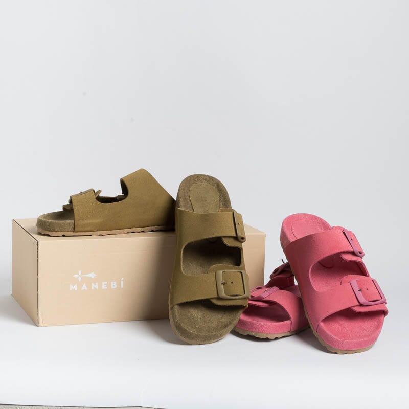 MANEBI - Ciabatta - Traveller Sandals - Pink Scarpe Donna MANEBI