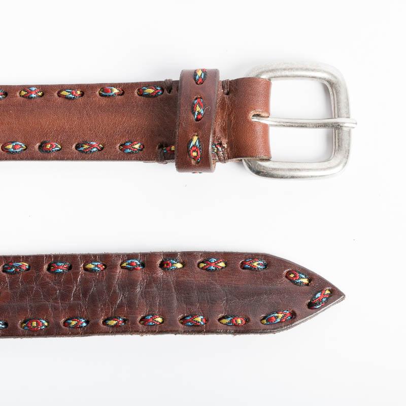 PUNTO VITA - Cintura PV1137 - Testa di Moro/ricamo Accessori Donna PUNTO VITA