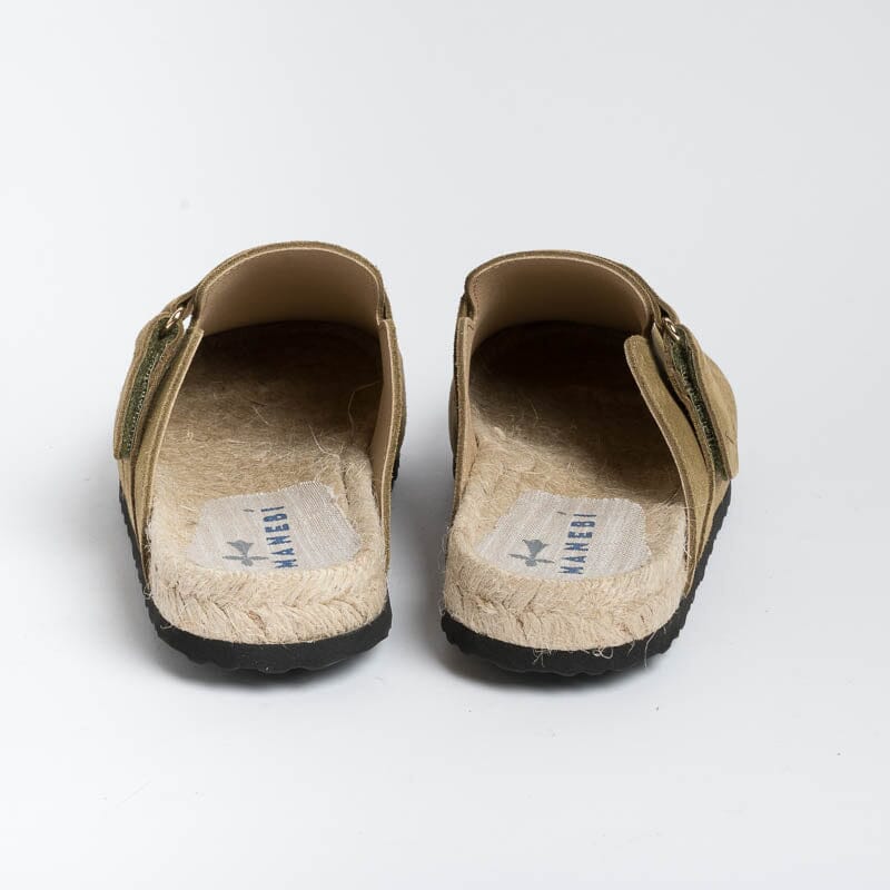 MANEBI - Clog- Mules - Kaki Scarpe Donna MANEBI