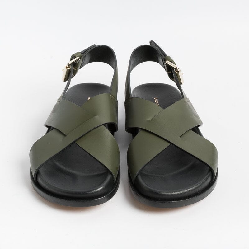 GUGLIELMO ROTTA - Sandali bassi - Tilly - Pelle Verde Scarpe Donna GUGLIELMO ROTTA