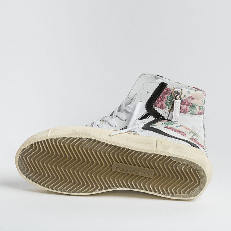 PHILIPPE MODEL - PRHD VFG1 - Paris High - Bianco Fleurs Scarpe Donna Philippe Model Paris