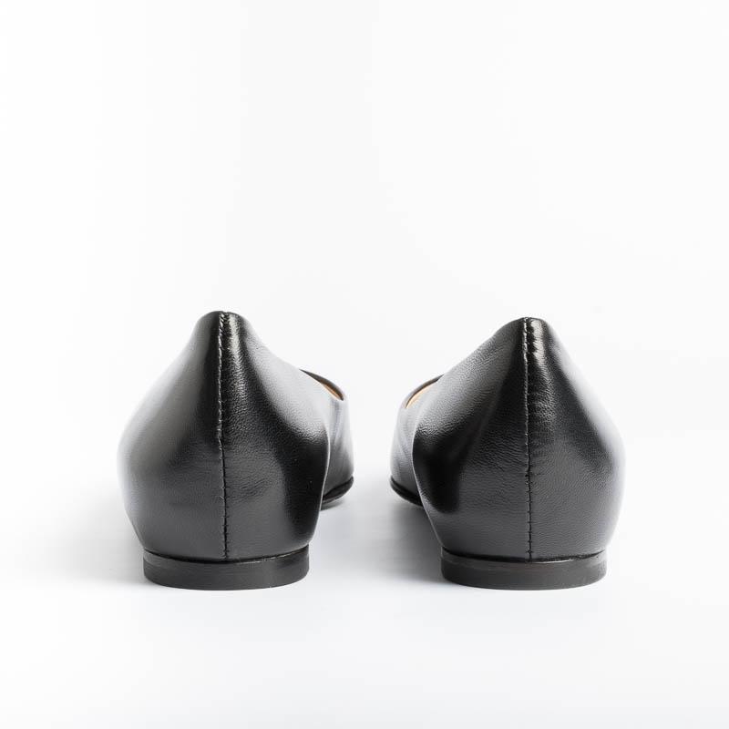 L' ARIANNA - Ballerina BL1011 - Siviglia - Nero Fondo Gomma Scarpe Donna L'Arianna