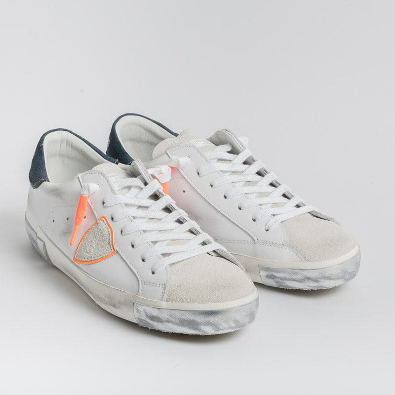 PHILIPPE MODEL - PRLU VDD1 - ParisX - Denim Bianco Scarpe Uomo Philippe Model Paris