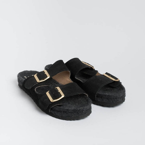MANEBI - Slipper - Nordic Sandals - Black MANEBI Women's Shoes