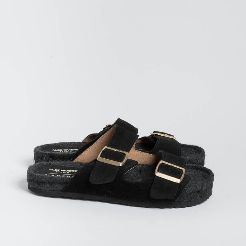 MANEBI - Ciabatta - Nordic Sandals - Nero Scarpe Donna MANEBI