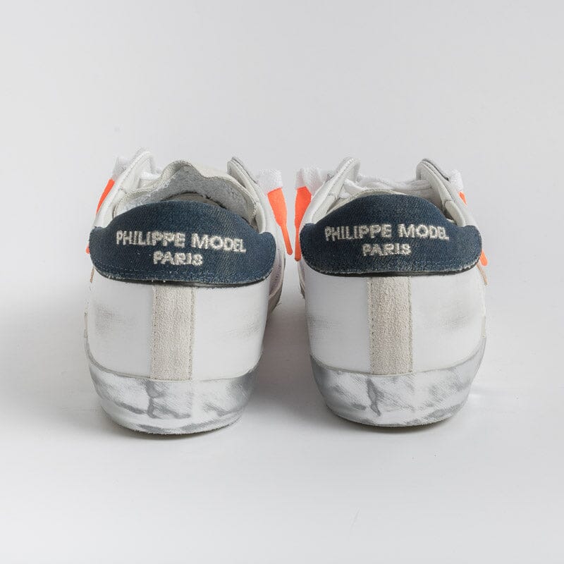 PHILIPPE MODEL - PRLU VDD1 - ParisX - Denim Bianco Scarpe Uomo Philippe Model Paris