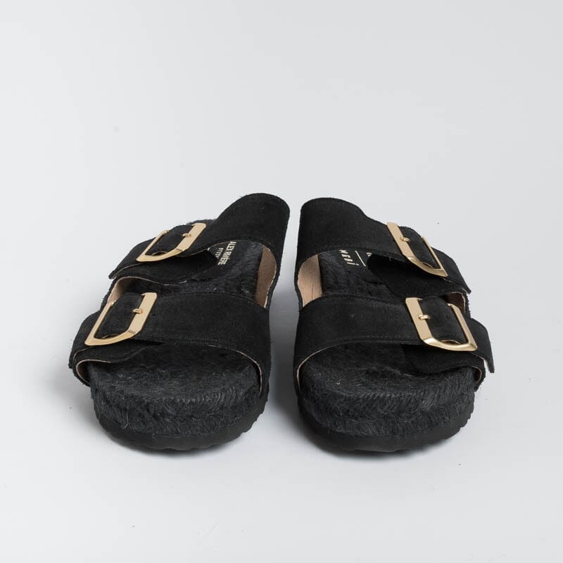 MANEBI - Ciabatta - Nordic Sandals - Nero Scarpe Donna MANEBI