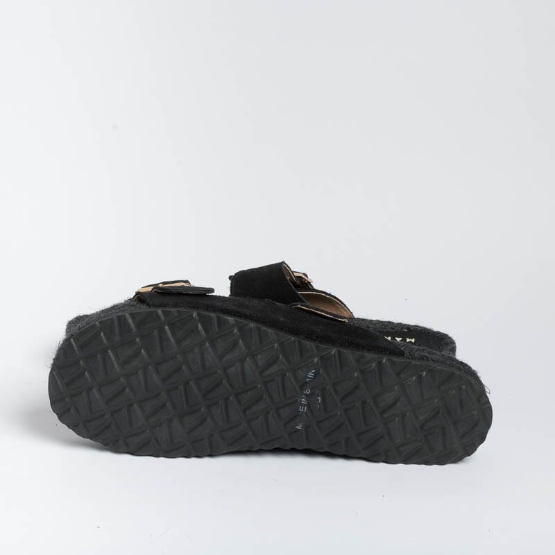 MANEBI - Ciabatta - Nordic Sandals - Nero Scarpe Donna MANEBI