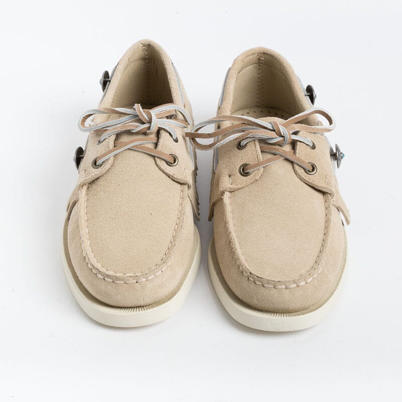 SEBAGO - Portland Suede Fringes- 741148W - Beige Camel Scarpe Uomo Sebago