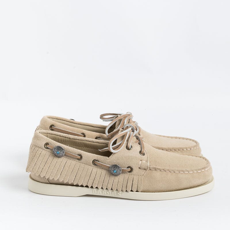 SEBAGO - Portland Suede Fringes- 741148W - Beige Camel Scarpe Uomo Sebago
