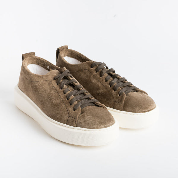 HENDERSON - Sneakers - Vale5 - Sesame Suede Women's Shoes HENDERSON - Women's Collection