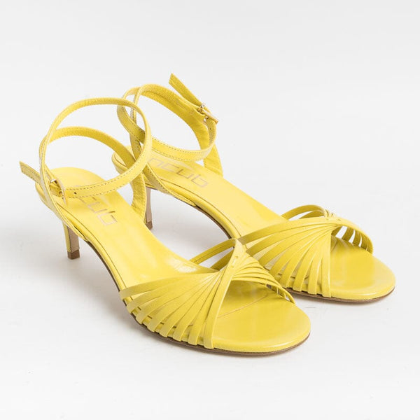 NCUB - Sandalo - Luna 21 - Pelle Giallo Scarpe Donna NCUB