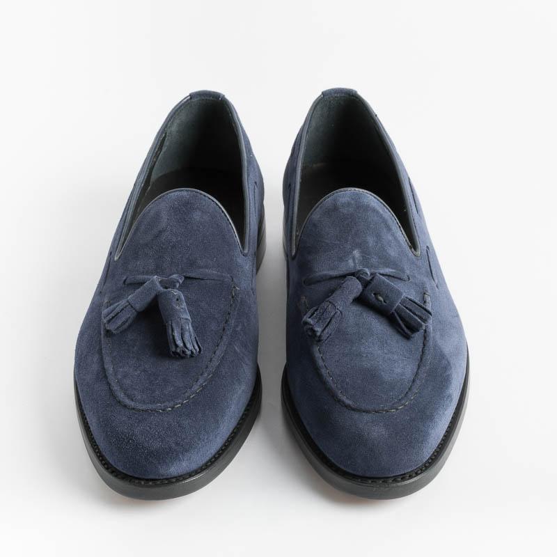 BERWICK 1707 - 5139 - Mocassino Nappine - Florence Navy Blue Scarpe Uomo Berwick 1707