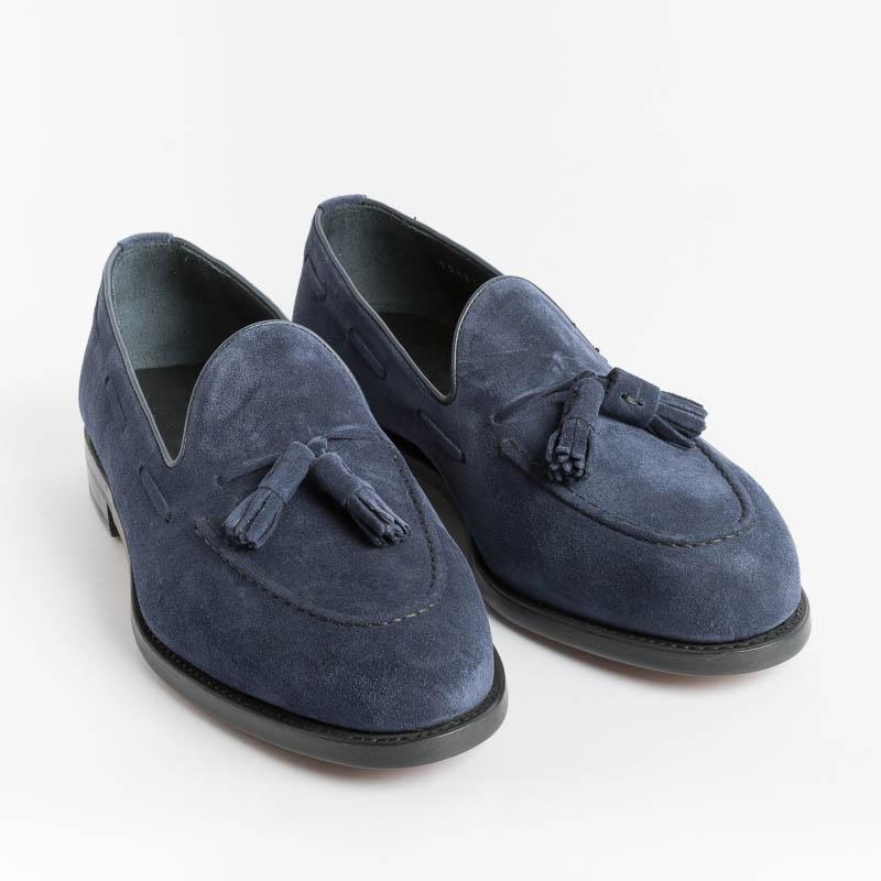 BERWICK 1707 - 5139 - Mocassino Nappine - Florence Navy Blue Scarpe Uomo Berwick 1707