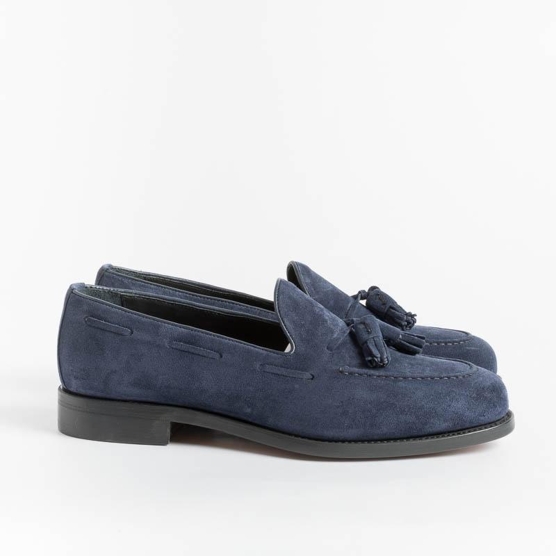 BERWICK 1707 - 5139 - Mocassino Nappine - Florence Navy Blue Scarpe Uomo Berwick 1707
