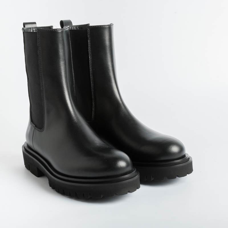 ANNA F - Stivaletto - 9715 - Pelle nero Scarpe Donna Anna F.