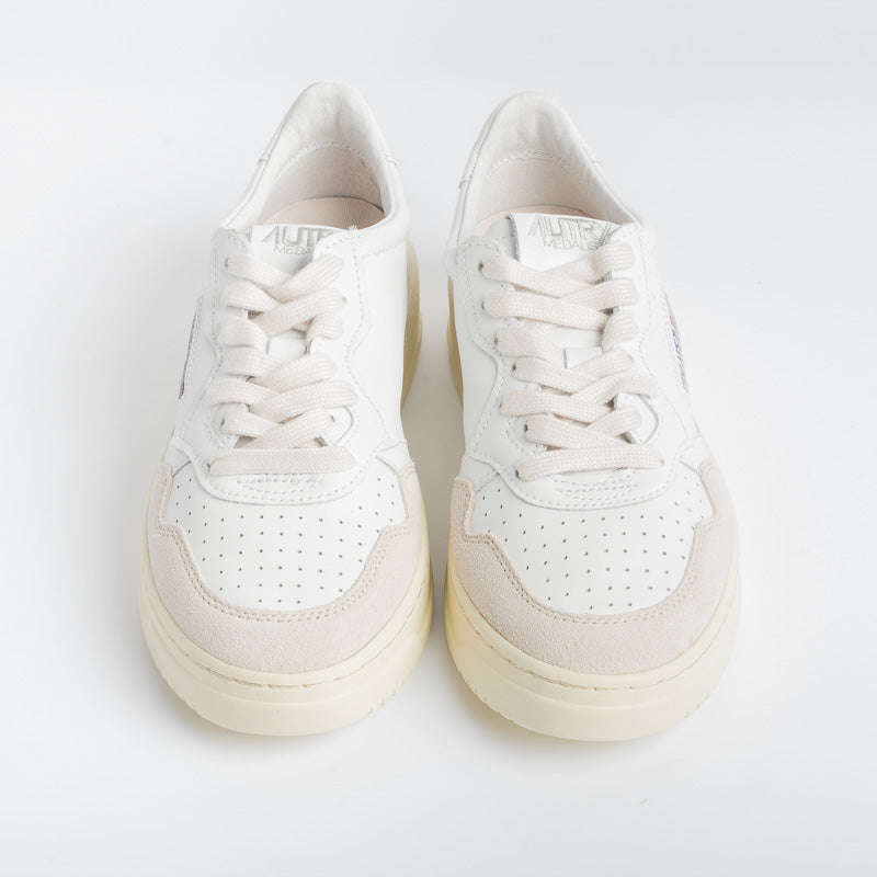 AUTRY LS33 - LOW WOM LEAT/SUEDE - Bianco Scarpe Donna AUTRY - Collezione donna