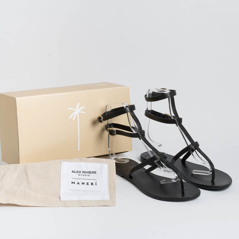 MANEBI - Sandalo - Manebi x Alex Riviére - Nero Scarpe Donna MANEBI