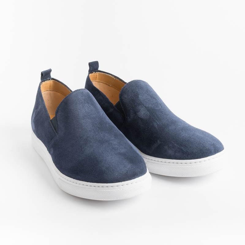 BERWICK 1707 - D550 - Slip on - Florence Blu Scarpe Uomo Berwick 1707