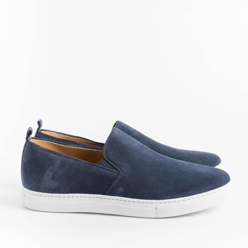 BERWICK 1707 - D550 - Slip on - Florence Blu Scarpe Uomo Berwick 1707