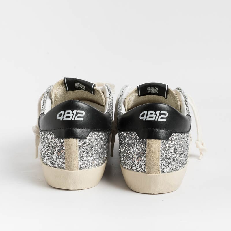 4B12 - Sneakers - Suprime DBS76 - Silver Zebrato Scarpe Donna 4B12