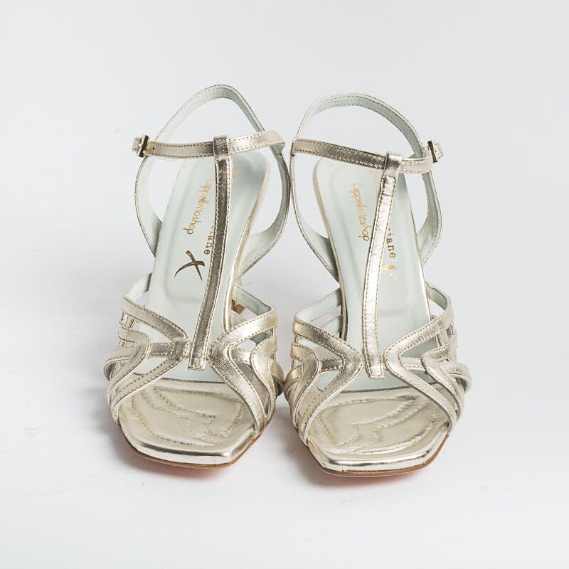 POESIE VENEZIANE - Sandalo -B80 - Platino Scarpe Donna POESIE VENEZIANE - Collezione Donna