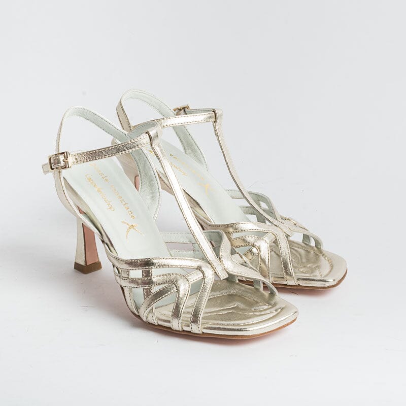 POESIE VENEZIANE - Sandalo -B80 - Platino Scarpe Donna POESIE VENEZIANE - Collezione Donna