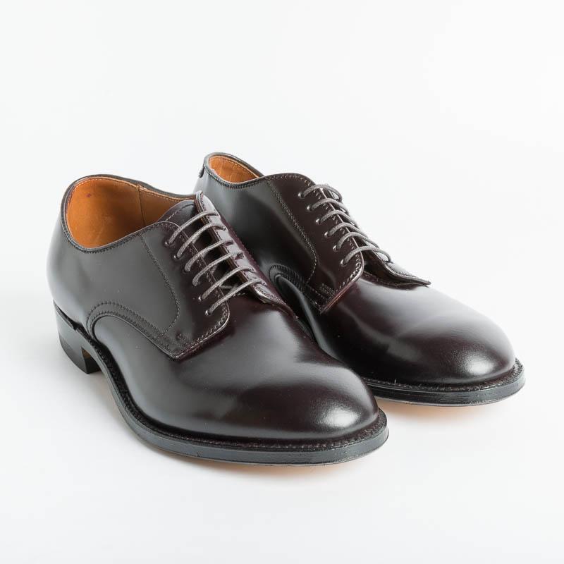 ALDEN - 53501 - Derby Liscio Modified (Ergonomica)- Cordovan Colore 8 Scarpe Uomo Alden