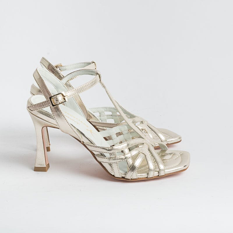 POESIE VENEZIANE - Sandalo -B80 - Platino Scarpe Donna POESIE VENEZIANE - Collezione Donna