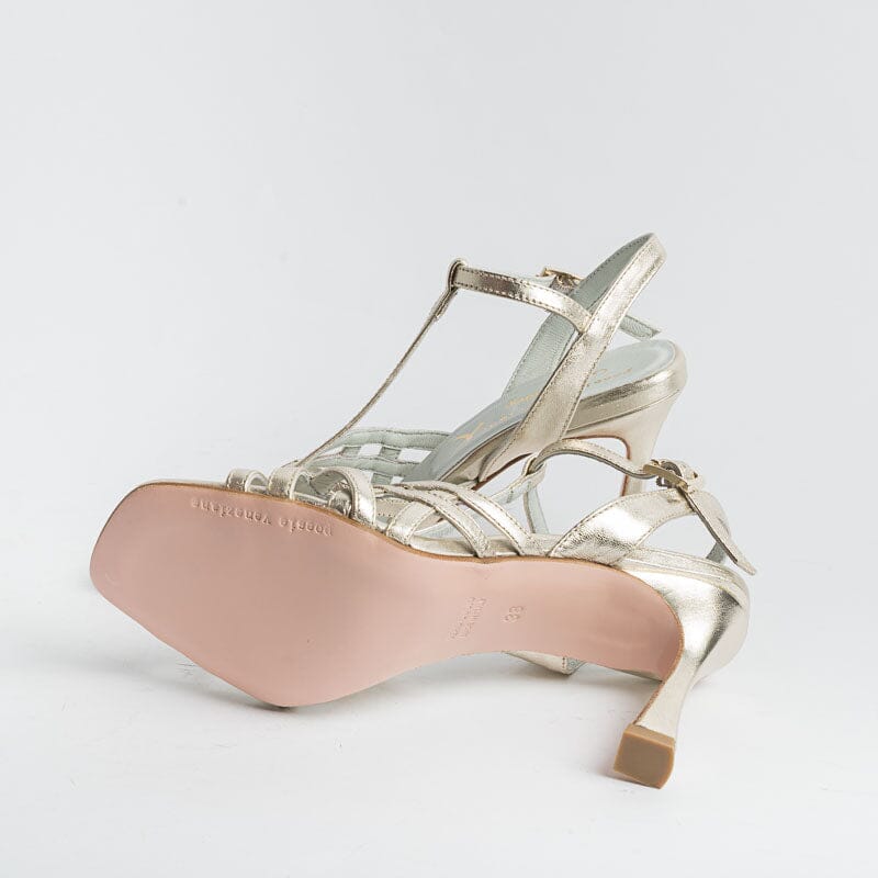 POESIE VENEZIANE - Sandalo -B80 - Platino Scarpe Donna POESIE VENEZIANE - Collezione Donna