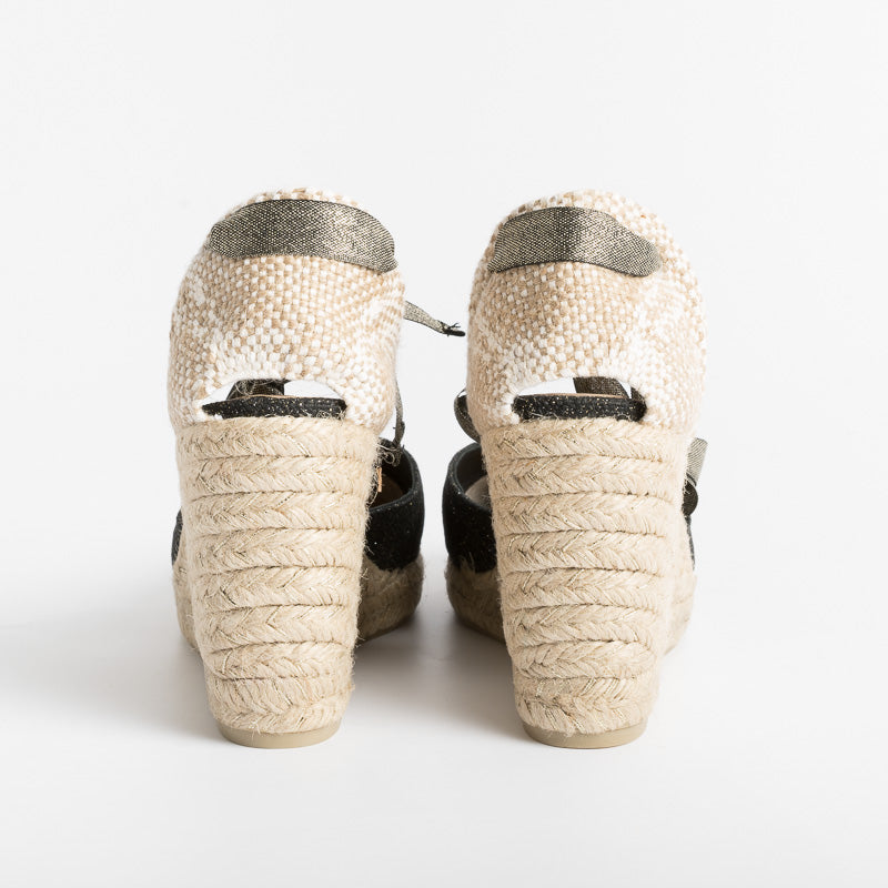 CASTAÑER - Espadrillas - Carina8 - Black Gold Women's Shoes CASTAÑER