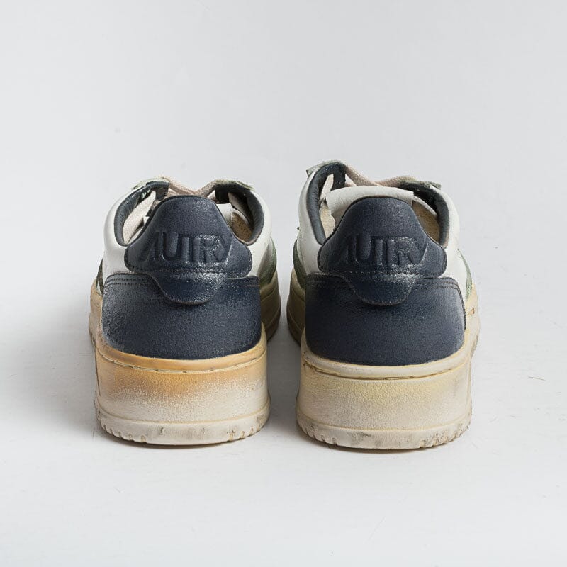 AUTRY - AVLW SV18- LOW WOM LEAT - VERDE BLU - Vintage Edition Scarpe Donna AUTRY - Collezione donna