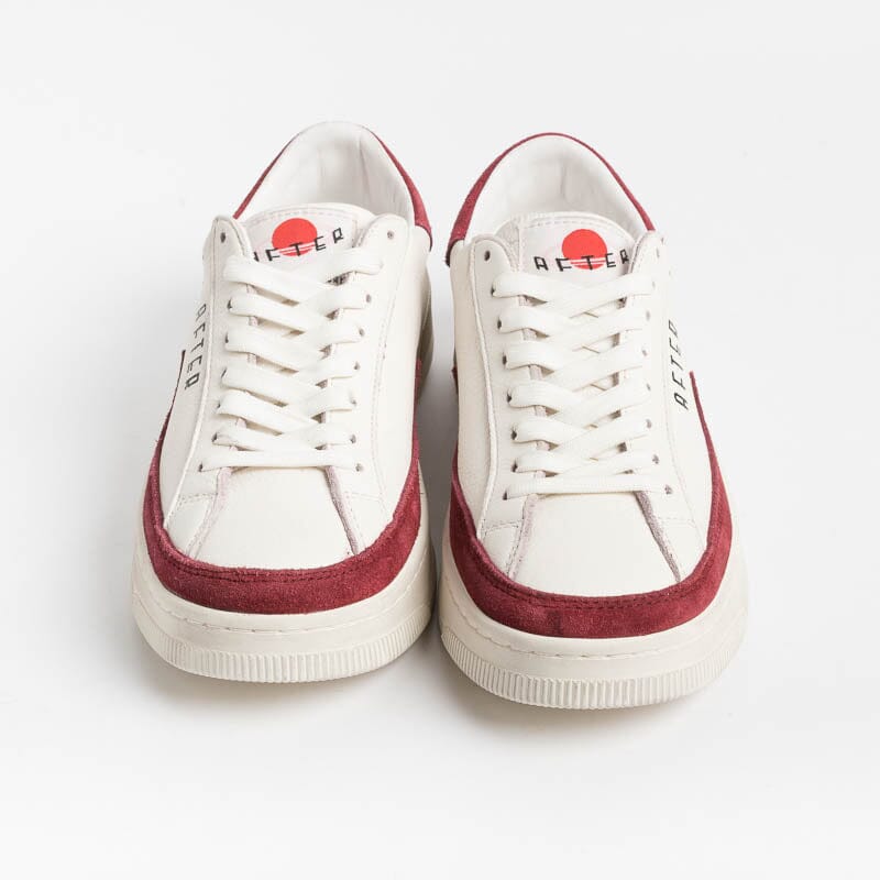 AFTER - Sneakers Saturno - 0785 - Avorio Bordeaux Scarpe Donna AFTER - Collezione Donna