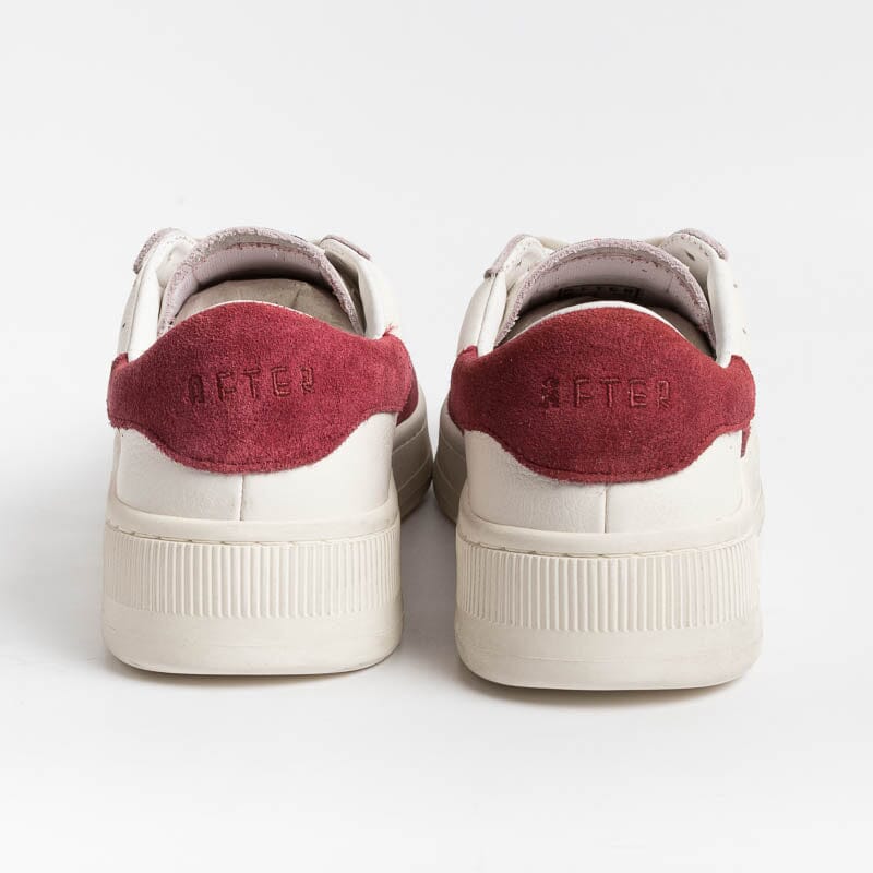 AFTER - Sneakers Saturno - 0785 - Avorio Bordeaux Scarpe Donna AFTER - Collezione Donna