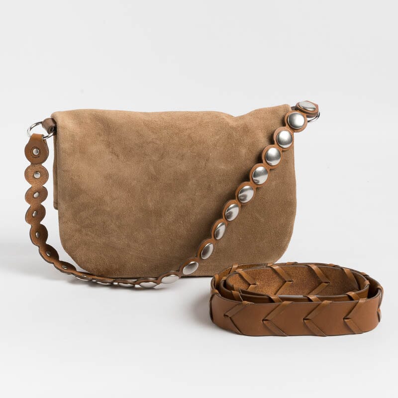 JEROME DREYFUSS - Jerry Mini - Camoscio Marrone Borse Jerome Dreyfuss