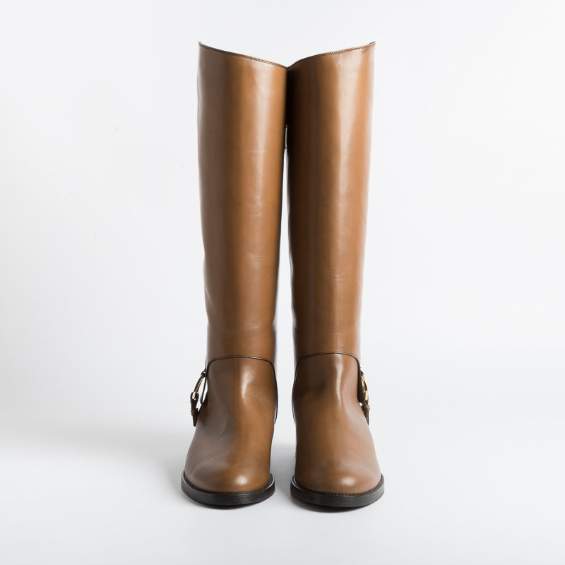 MARETTO - Stivale alla cavallerizza - 1109 - Cognac Scarpe Donna Maretto